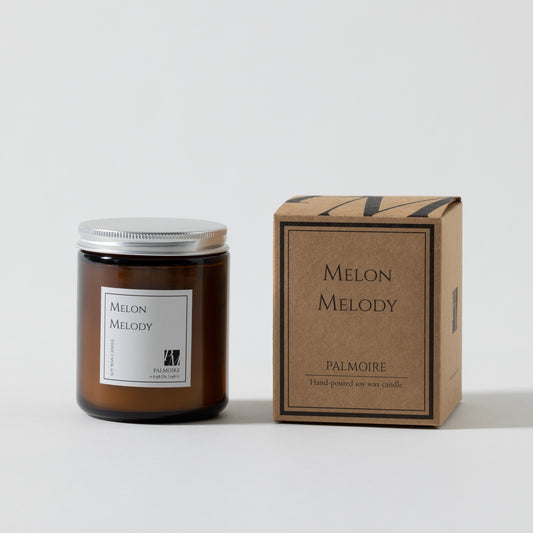 Melon Melody Soy Wax Candle - PALMOIRE