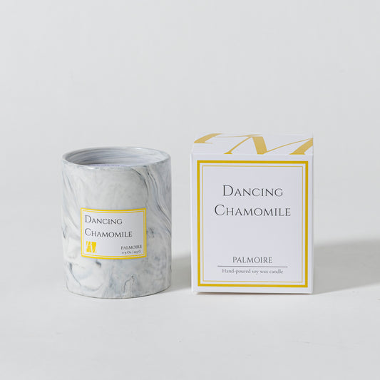 Dancing Chamomile Soy Wax Candle - PALMOIRE