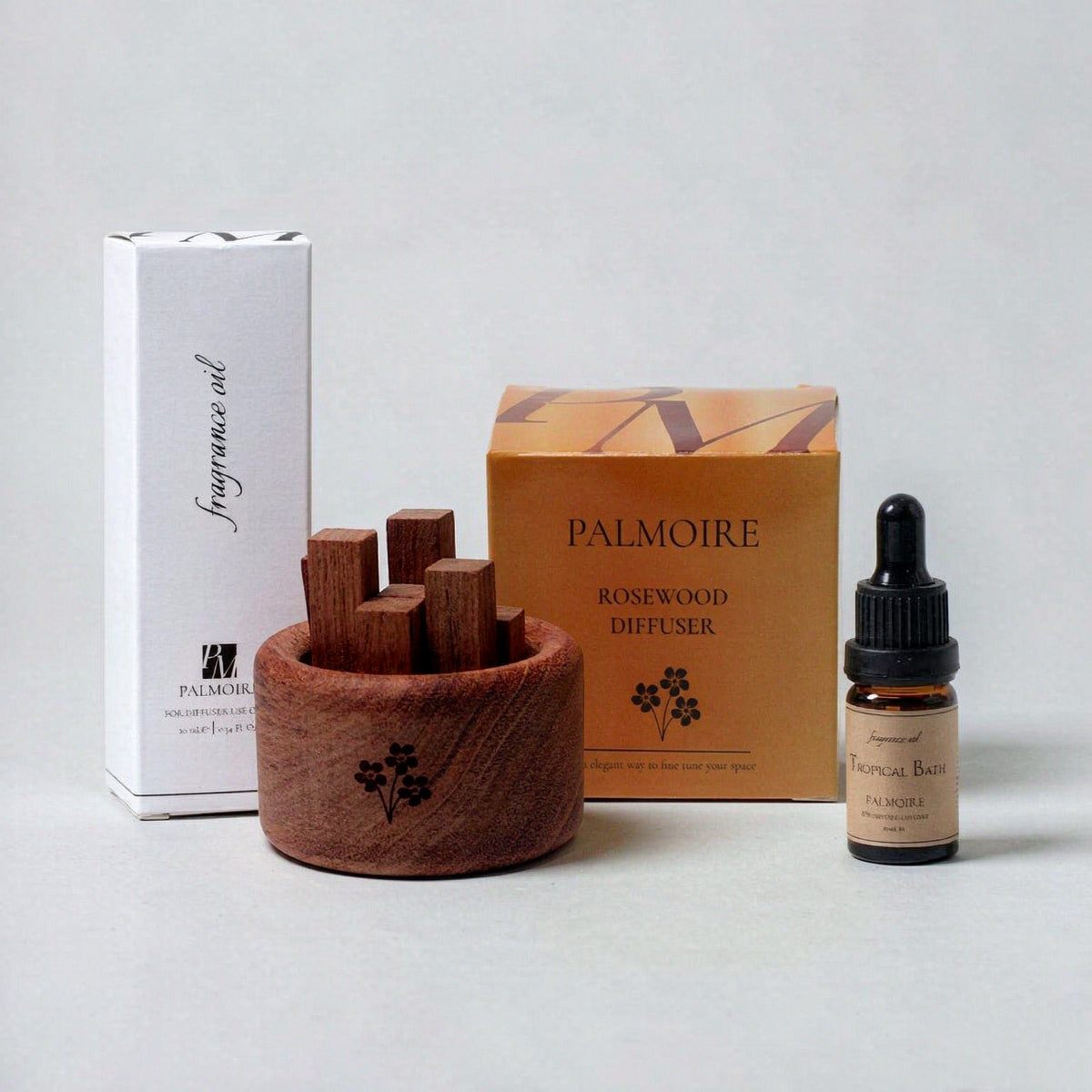 Wood Diffuser - Rosewood - PALMOIRE