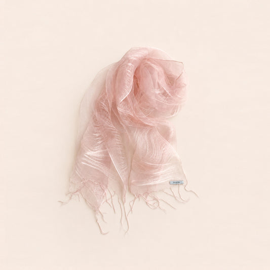Dusty Rose Mulberry Silk Scarf