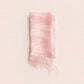 Dusty Rose Mulberry Silk Scarf - folded