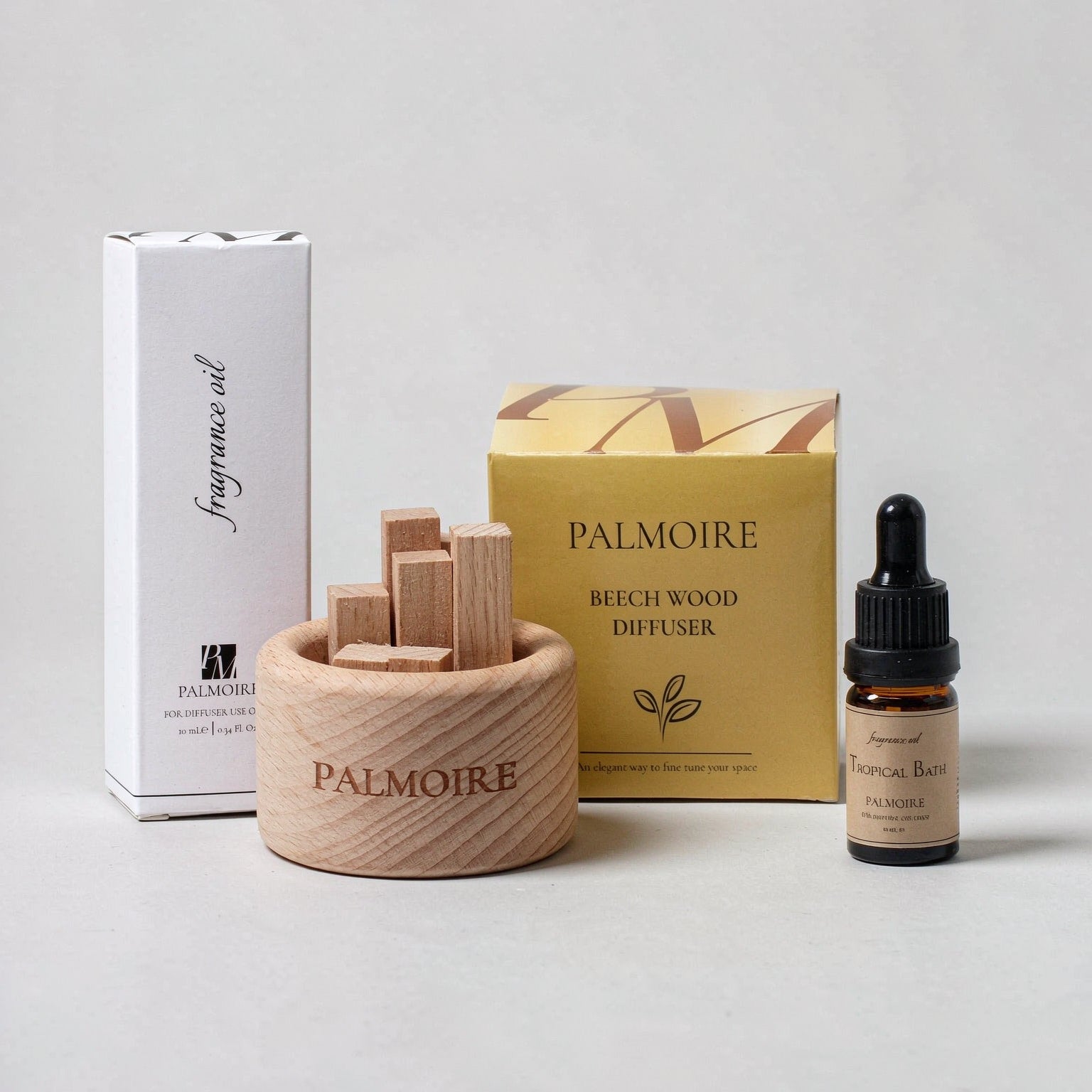 Wood Diffuser - Beech Wood - PALMOIRE