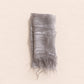 Mauve Gray Mulberry Silk Scarf - folded