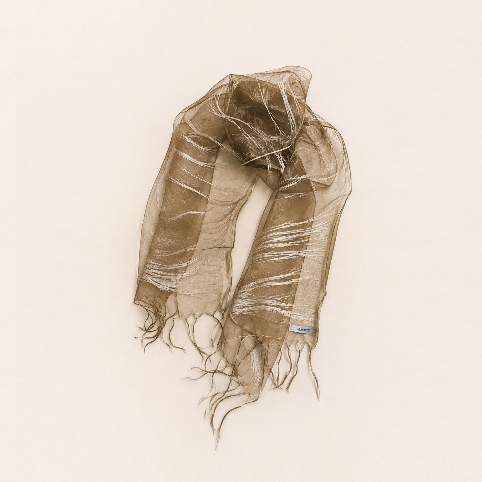 Moss Green Mulberry Silk Scarf