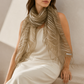 Moss Green Mulberry Silk Scarf - PALMOIRE