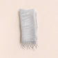 Powder Blue Mulberry Silk Scarf - folded