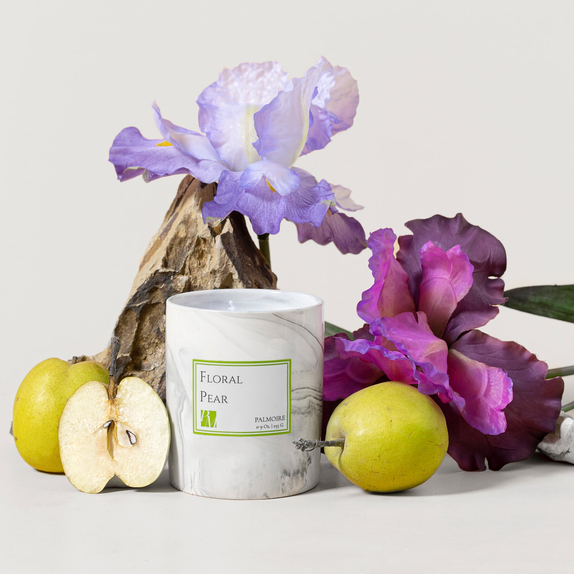 Floral Pear Soy Wax Candle - PALMOIRE