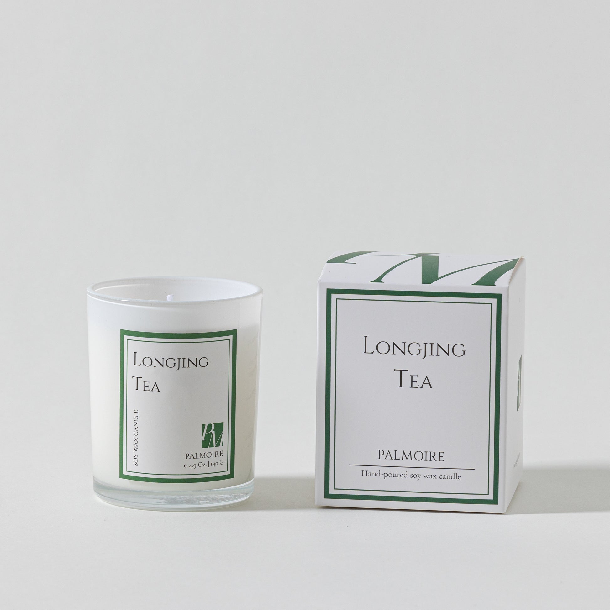 Longjing Tea Soy Wax Candle - PALMOIRE