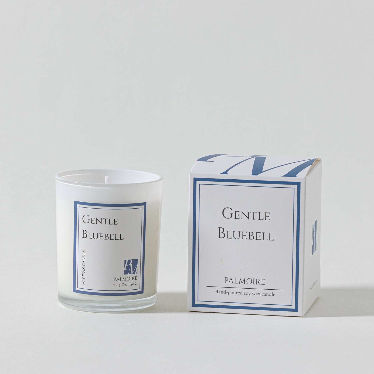 Gentle Bluebell Soy Wax Candle - PALMOIRE