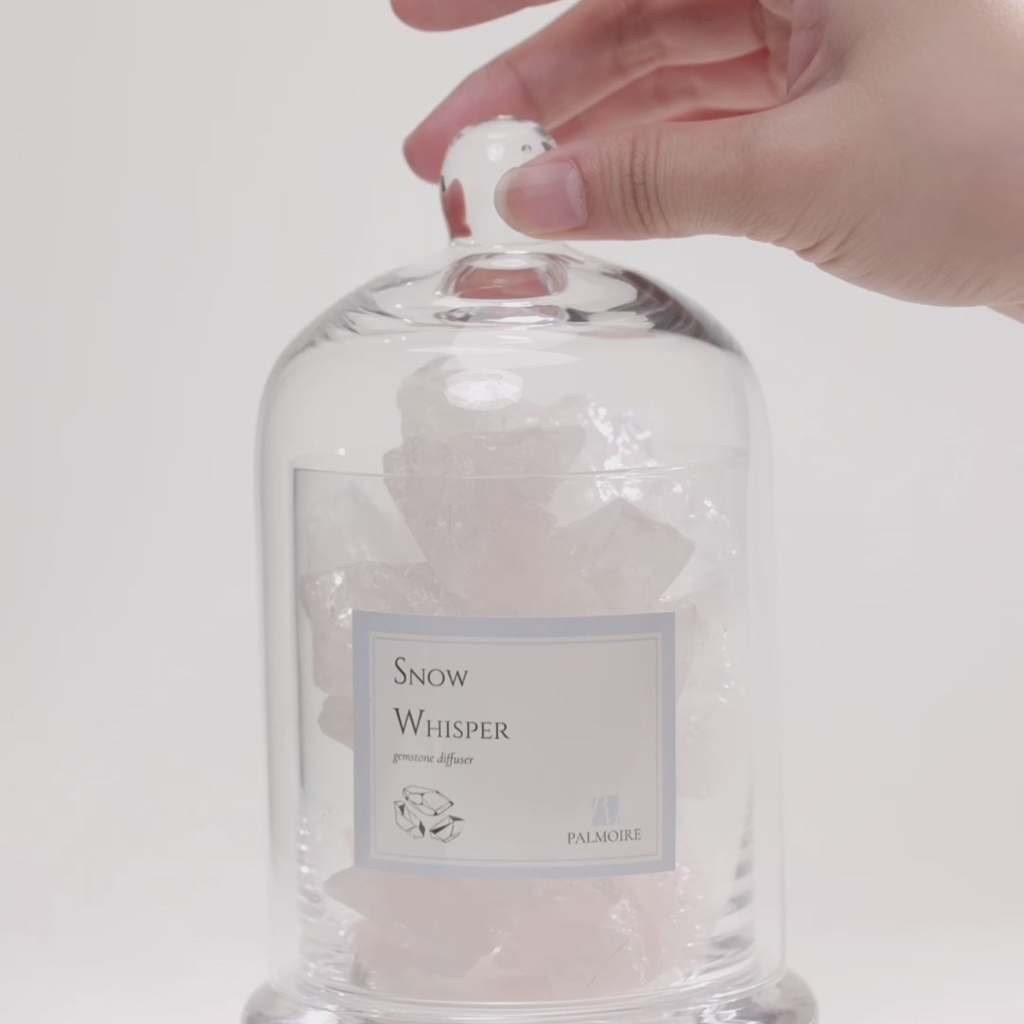 Snow Whisper (Cedar Spice) Gemstone Diffuser by Palmoire - Thumbnail 5